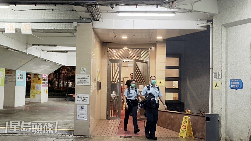 警方在場調查。徐裕民攝