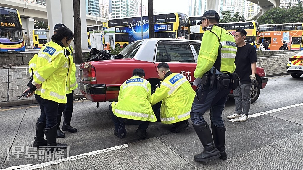 警方在場調查。劉漢權攝