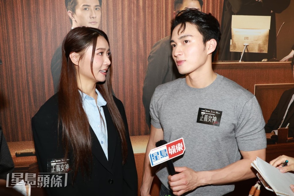 周嘉洛越來越吸睛，戴祖儀指是有目共睹，但她也不敢「睹」。