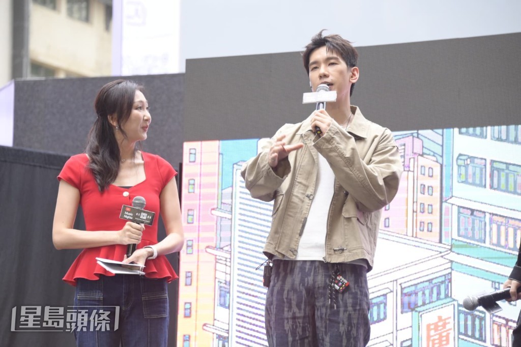 林奕匡(Phil)跟太太李靄璣同場。 林奕匡(Phil)跟太太李靄璣同場。