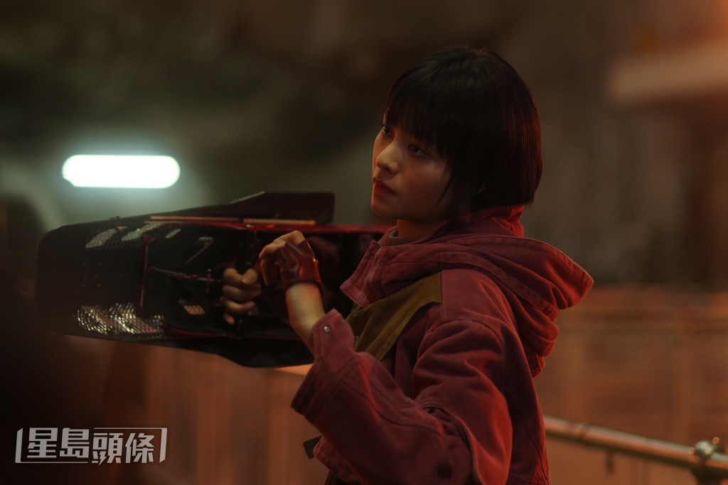 慧敏無奈指拍動作戲最可惜是花了時間去練，但最後因受傷浪費了鏡頭。