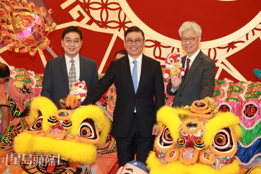 TVB主席許濤與多位高層出席丙午年新春團拜嘉年華。