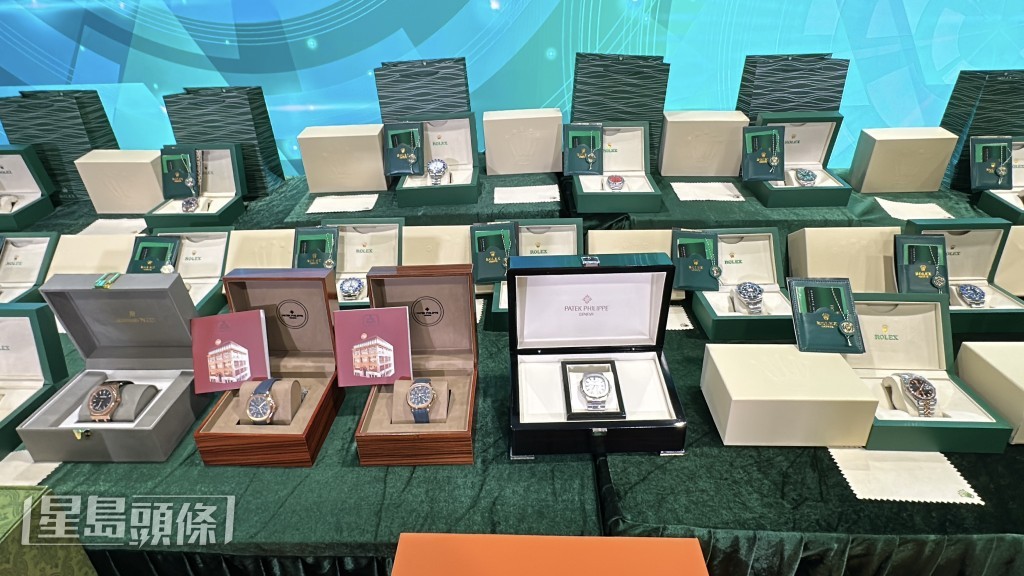 海關檢獲的貨物。劉漢權攝 海關檢獲的貨物。劉漢權攝