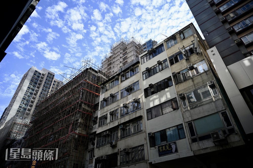 改善管理舊樓、單棟樓等的「聯廈聯管」試行計劃。資料圖片 改善管理舊樓、單棟樓等的「聯廈聯管」試行計劃。資料圖片