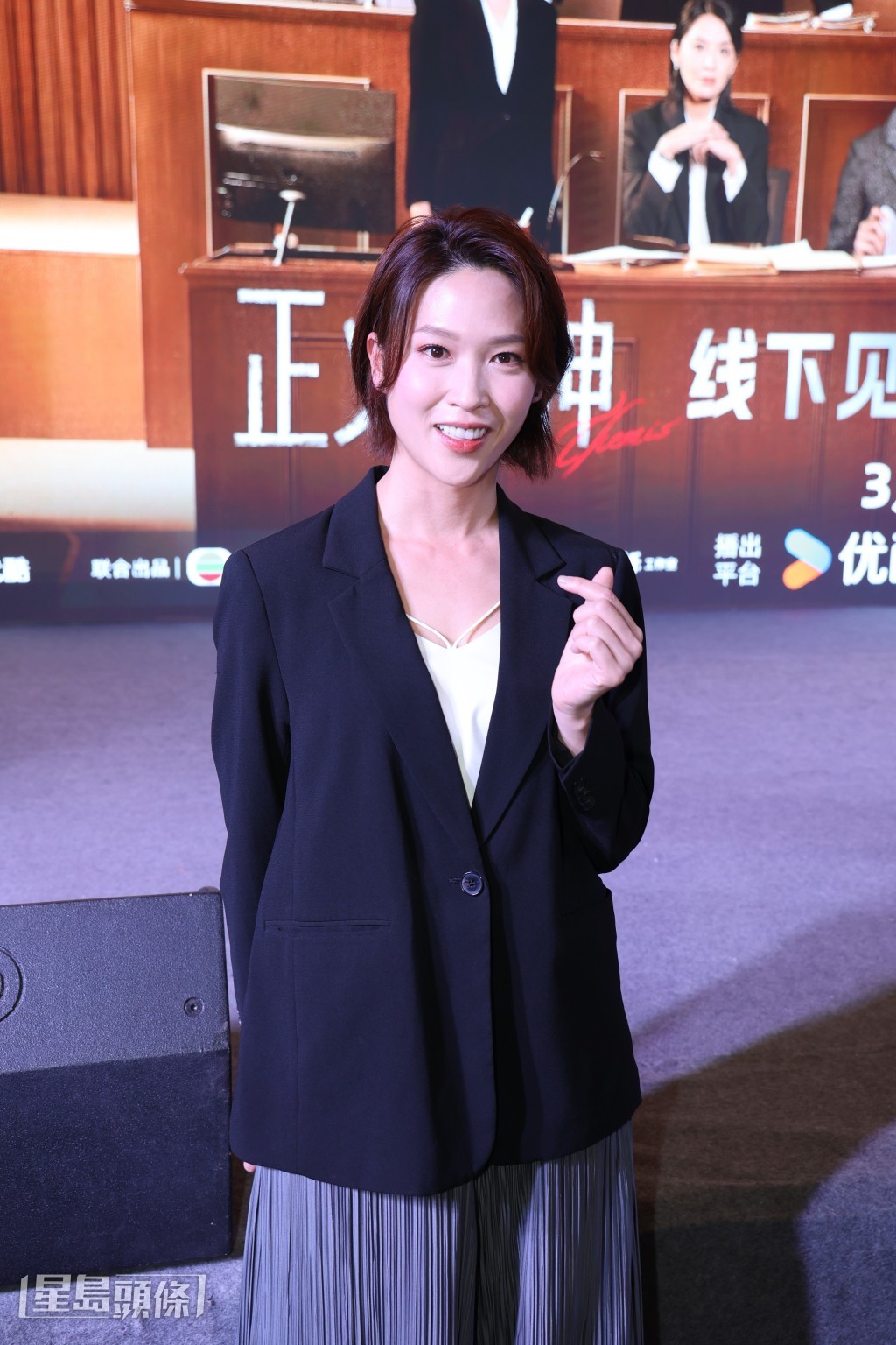 蔣祖曼爆周嘉洛拍攝時表現努力。 蔣祖曼爆周嘉洛拍攝時表現努力。