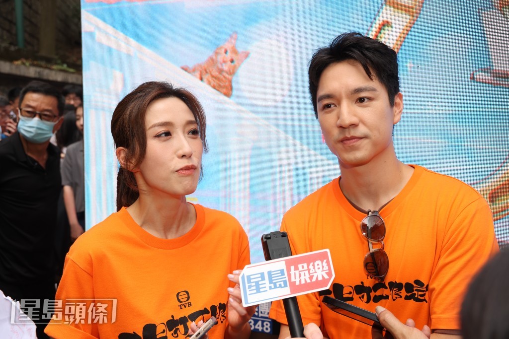 對於工作狀況，子羚表示等待開劇中。