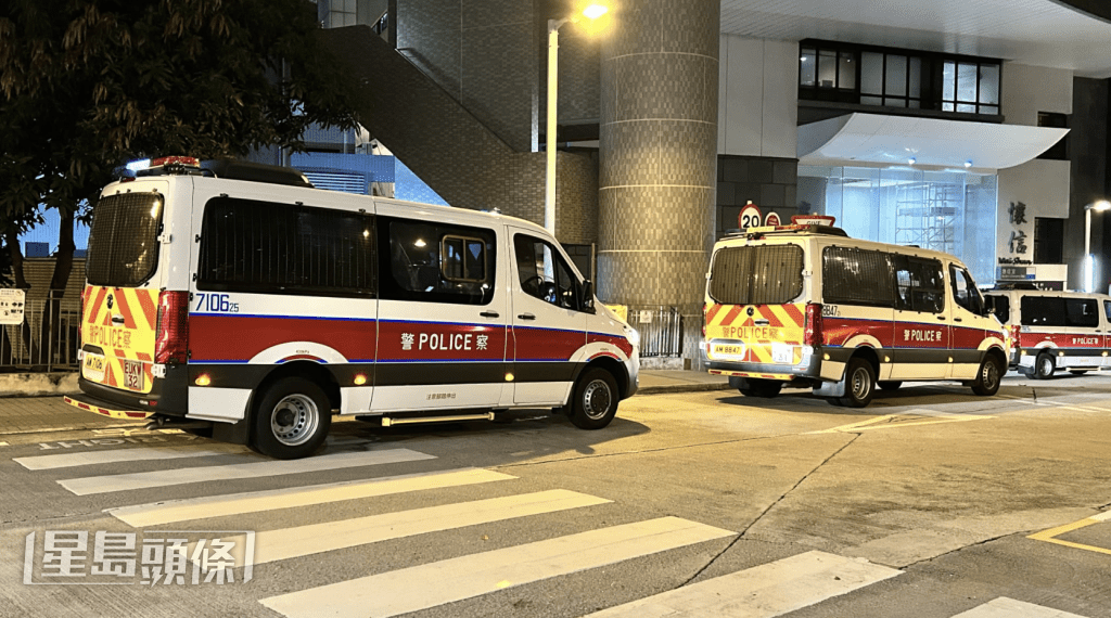 警方到場。蔡楚輝攝