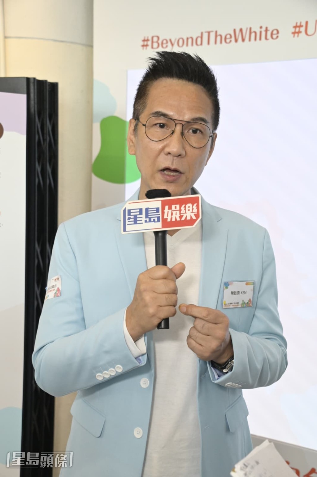 吳文忻和陳敏兒相繼離世，陳啟泰表示婉惜。