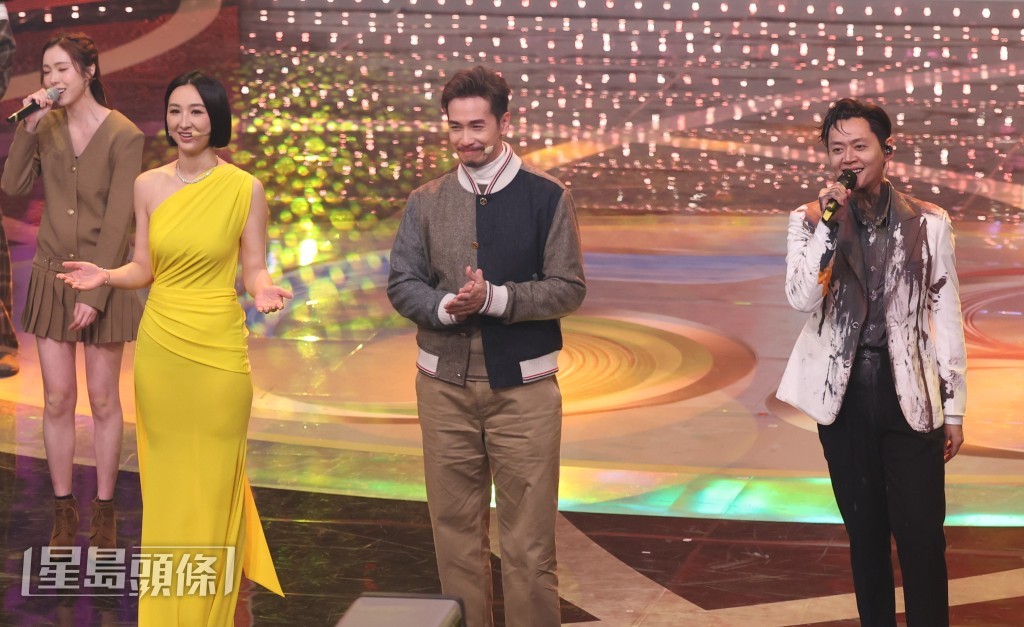 陳豪、譚俊彥、張振朗及高海寧率領一眾後輩以音樂劇形式演出，但不少人出現「魔音」情況。