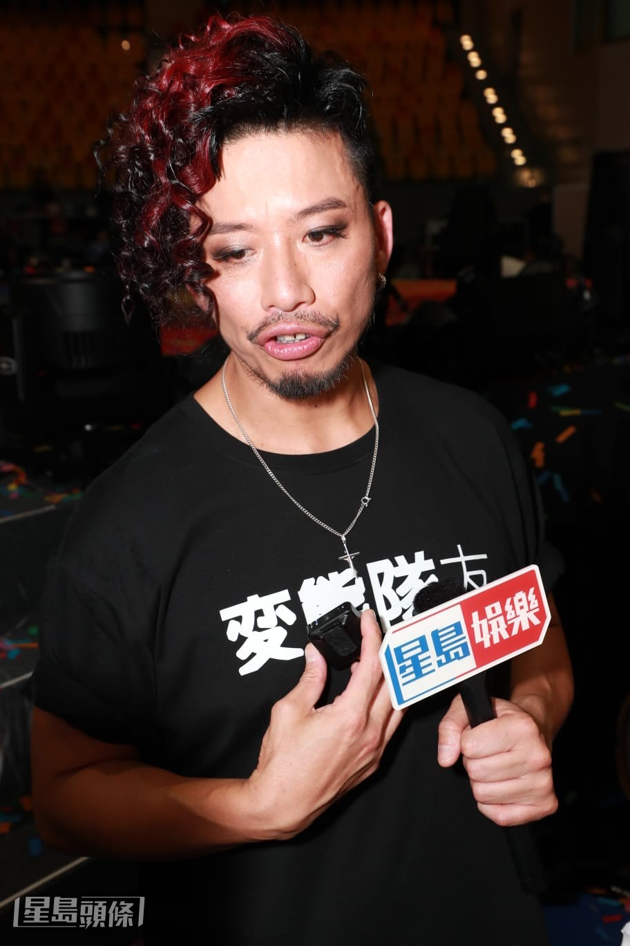 小肥坦言開騷前應該要很緊張,但他異常鎮定。 小肥坦言開騷前應該要很緊張,但他異常鎮定。