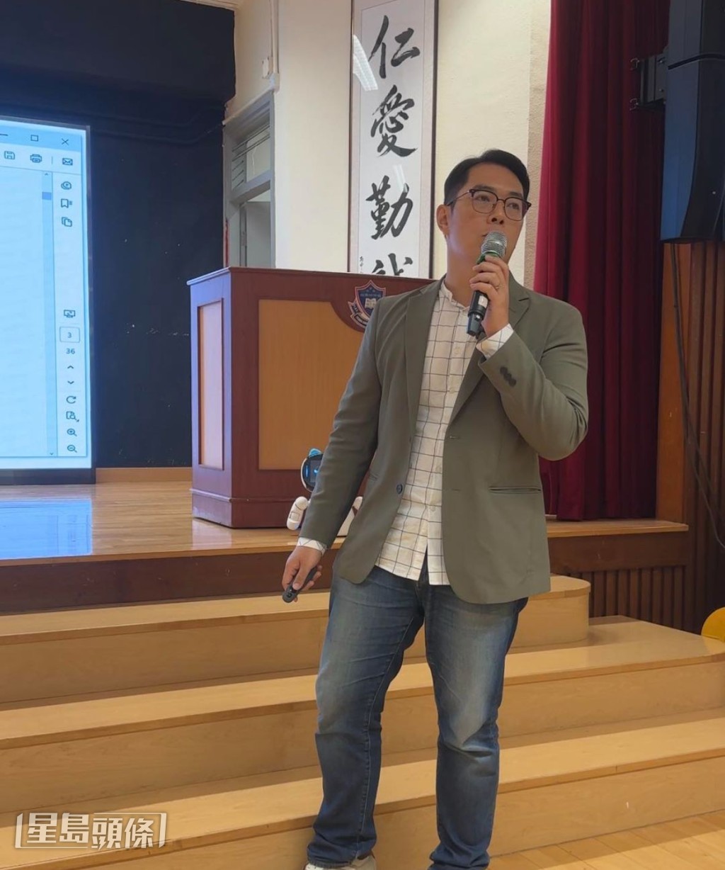 何基佑不時到學校擔任分享嘉賓。