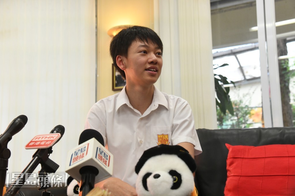 李政在16型人格測試中,結果屬「ISTP」。何健勇攝 李政在16型人格測試中,結果屬「ISTP」。何健勇攝