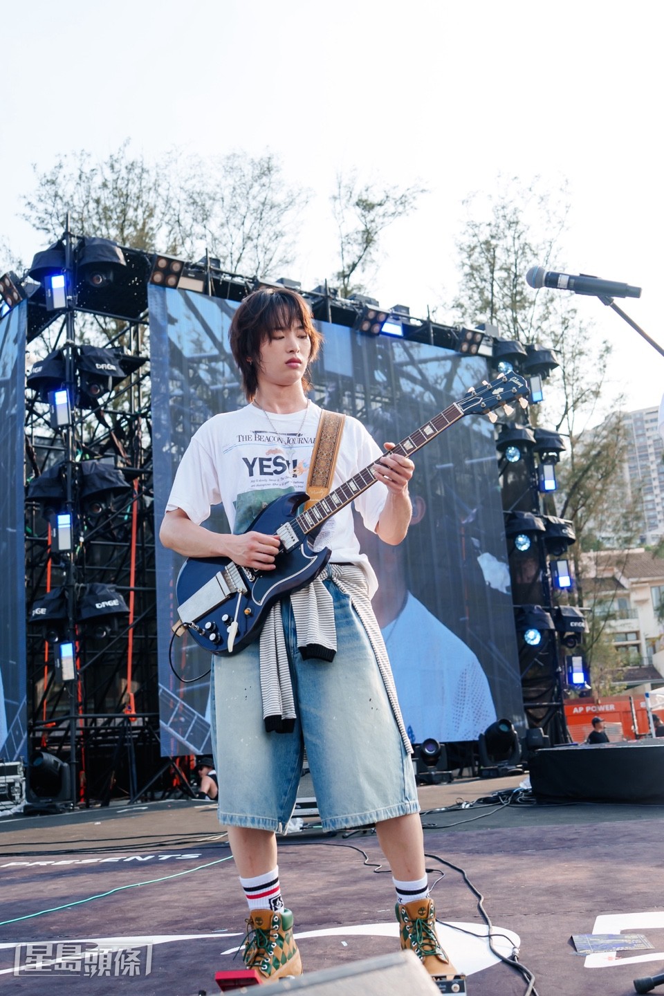 韓國新人樂隊Dragon Pony 首次來港演出,以強勁搖滾音樂出場。 韓國新人樂隊Dragon Pony 首次來港演出,以強勁搖滾音樂出場。