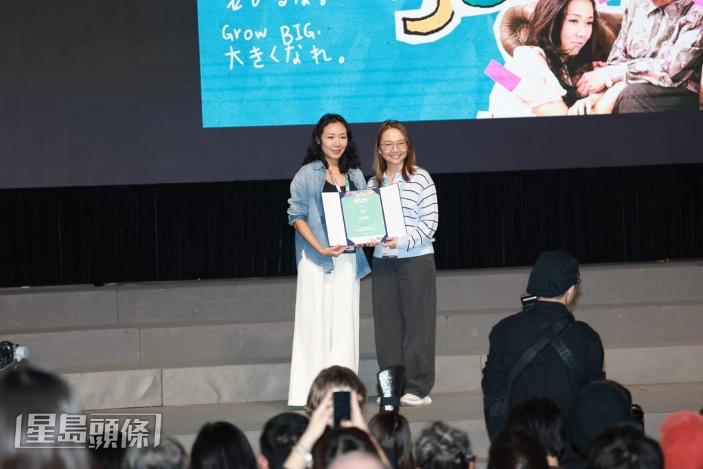 卓韻芝又指外婆未知她得獎消息。 卓韻芝又指外婆未知她得獎消息。