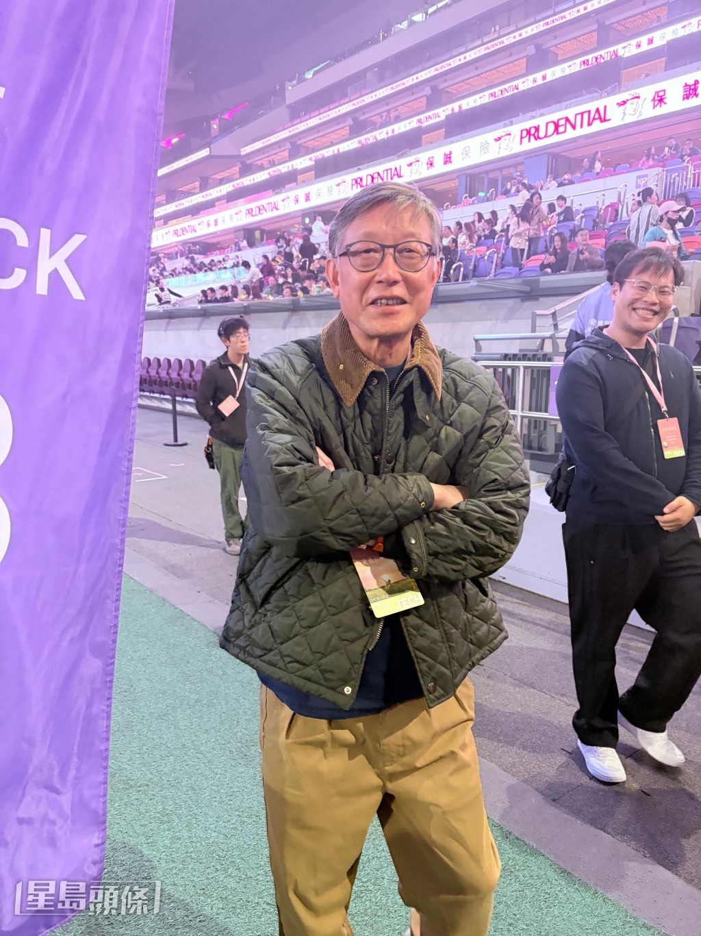 導演劉偉強亦有到場支持。