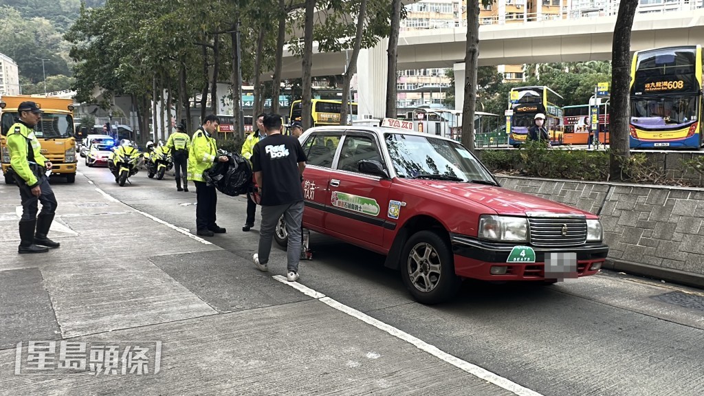 警方在場調查。劉漢權攝