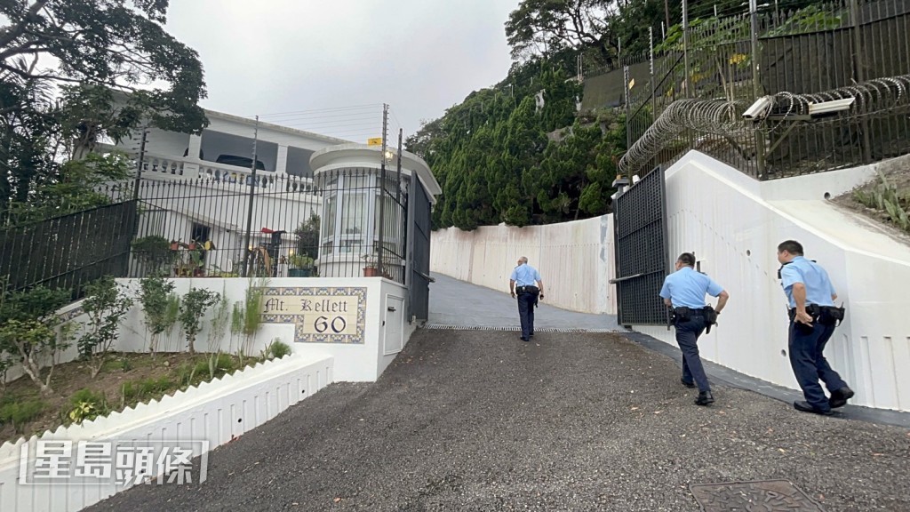 警员到场调查。杨伟亨摄 警员到场调查。杨伟亨摄