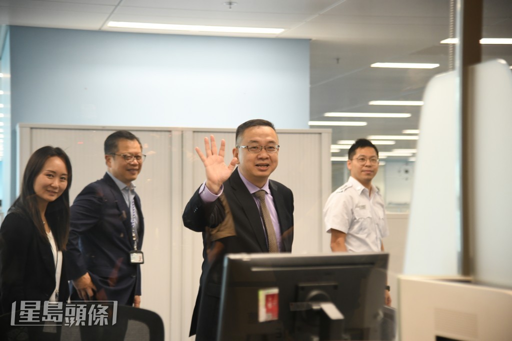 他預計未來新總部每日服務約6500人次,與舊總部相約。何健勇攝 他預計未來新總部每日服務約6500人次,與舊總部相約。何健勇攝