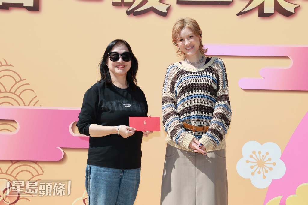 陳蕾覺得今次活動很有意義，尤其看到大家臉上掛住笑容。