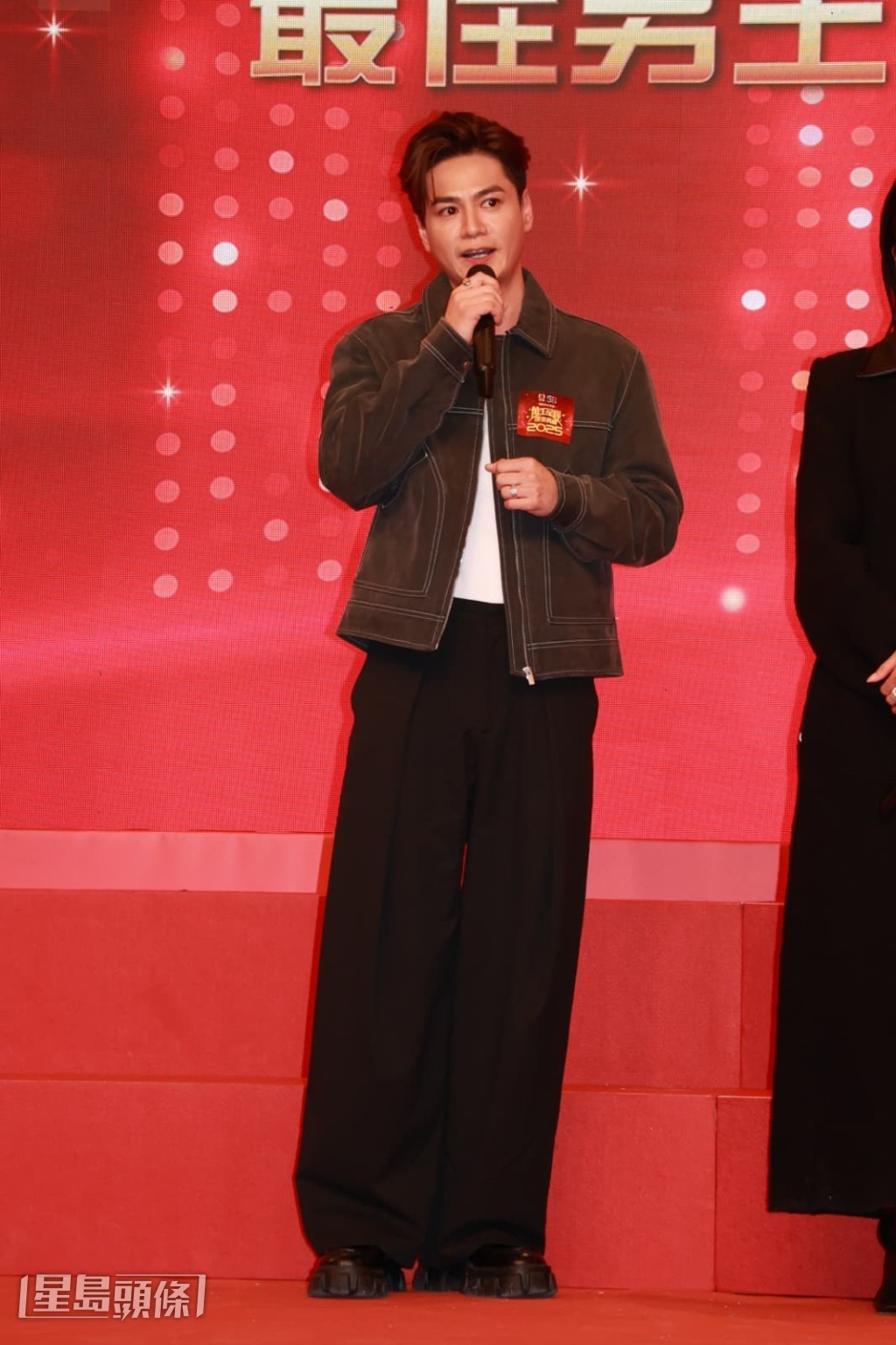 羅子溢是唯一一位「最佳男主角」候選人出席今日記者會。 羅子溢是唯一一位「最佳男主角」候選人出席今日記者會。