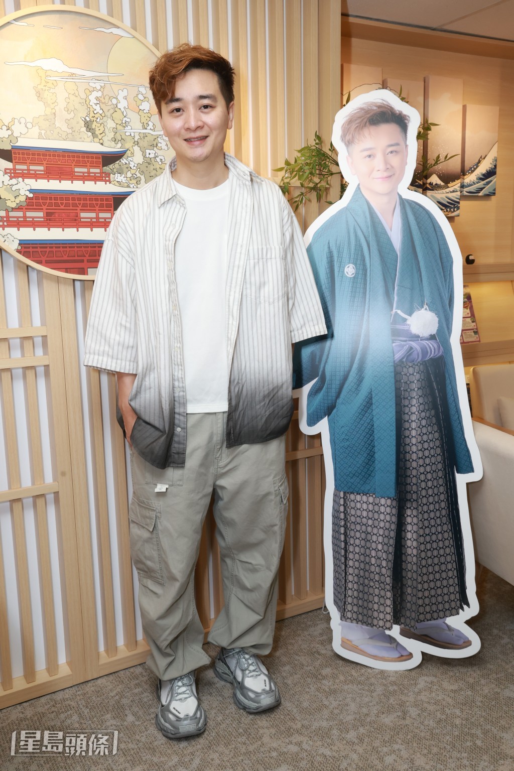 譚輝智日前與羅啟豪首登紅磡體育館舉辦《雙聲演唱會2026》,直言開心又緊張。 譚輝智日前與羅啟豪首登紅磡體育館舉辦《雙聲演唱會2026》,直言開心又緊張。