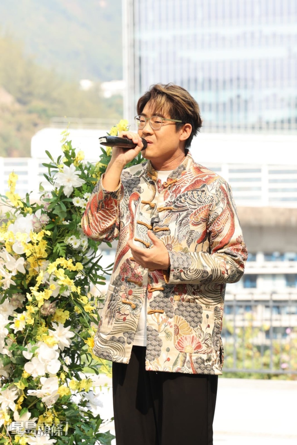 羅啟豪今日（21日）到饒宗頤文化館與「豪殼」（粉絲暱稱）舉行「羅啓豪 X 豪吧」馬年新春團拜。