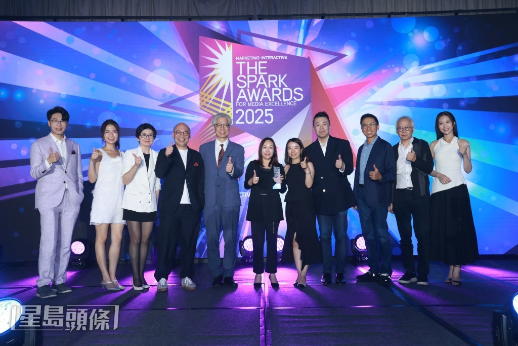 TVB在「2025香港卓越傳媒大獎」頒獎禮中首度榮膺「年度最佳媒體大獎」。