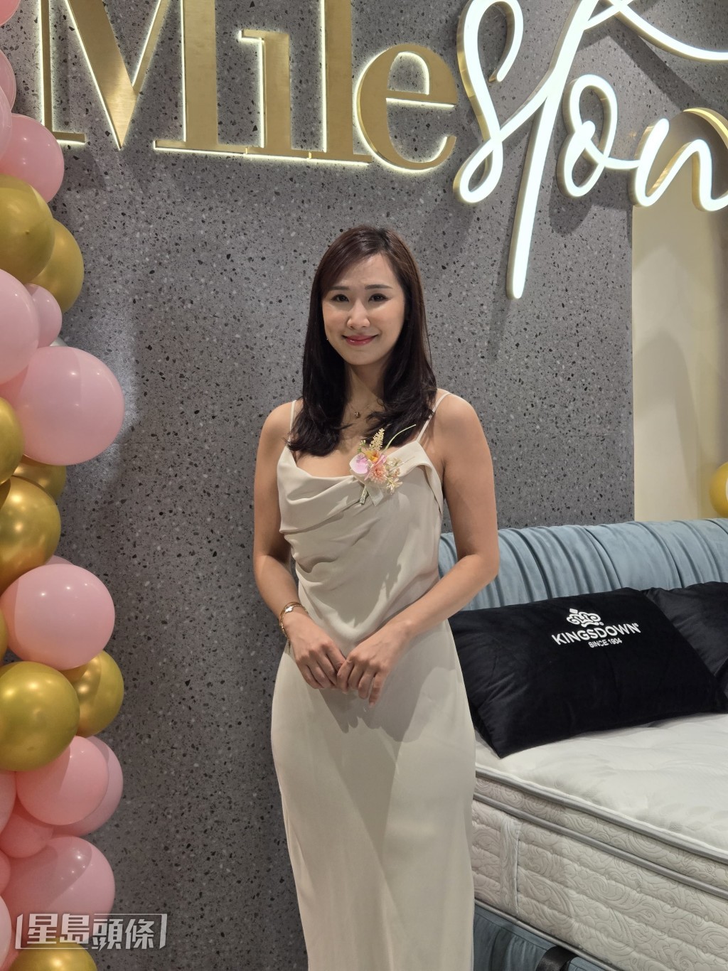 林寶玉為新店擔任開幕嘉賓。 林寶玉為新店擔任開幕嘉賓。