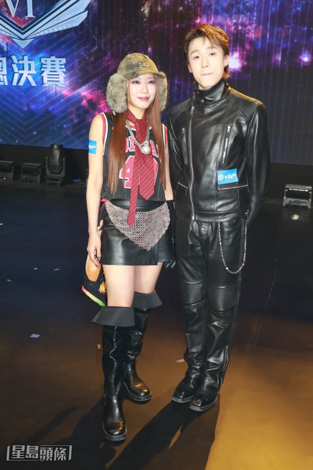 第二輪比賽中與李芯駖合作表演《Closer》,大跳貼身舞。 第二輪比賽中與李芯駖合作表演《Closer》,大跳貼身舞。