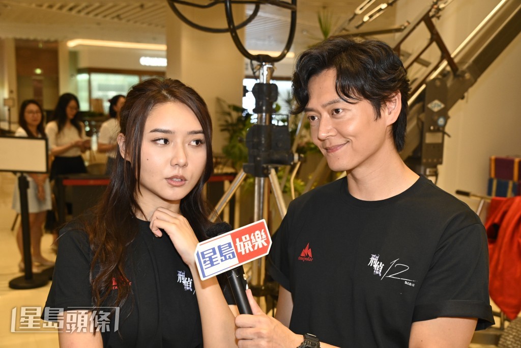 她指自己比較擔心拍攝場地會很熱多過被打，笑指她可當減肥！