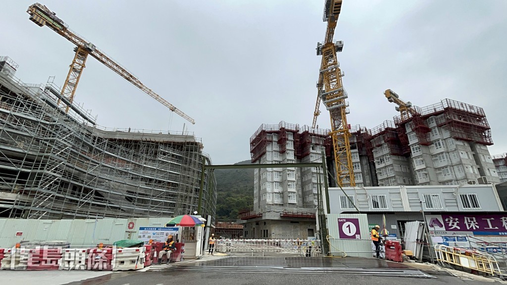 發生意外的地盤。楊偉亨攝