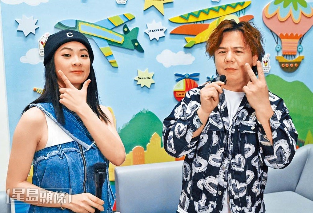 洪心怡坦言伍仲衡的作品理念及曲風也很適合她。 洪心怡坦言伍仲衡的作品理念及曲風也很適合她。