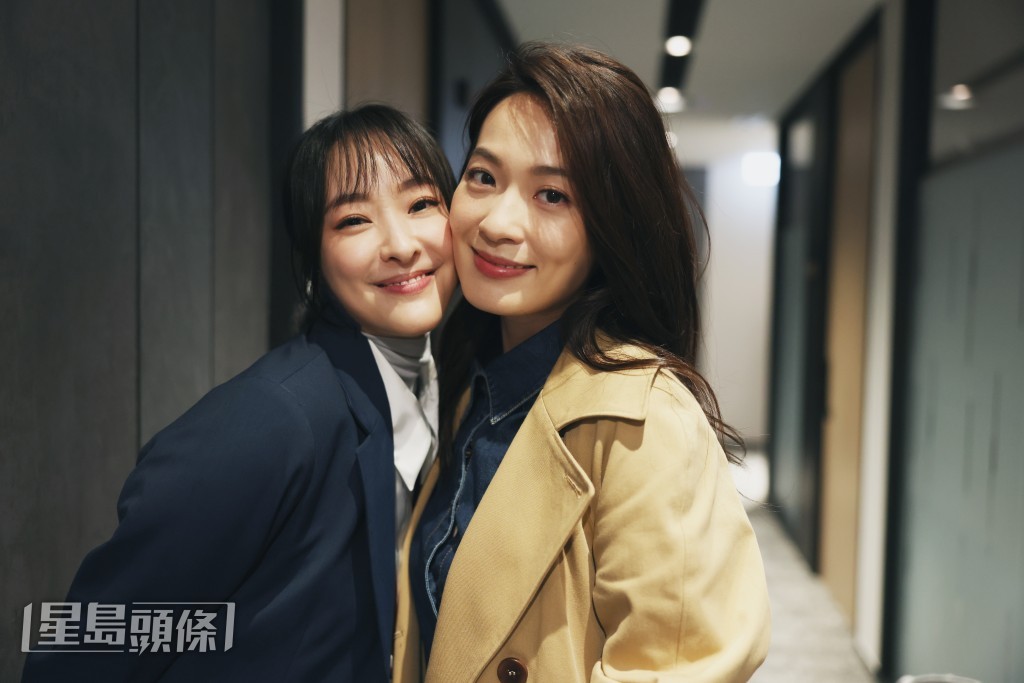 蔡潔因與陳瀅合作《執法者們》而成為好友。 蔡潔因與陳瀅合作《執法者們》而成為好友。