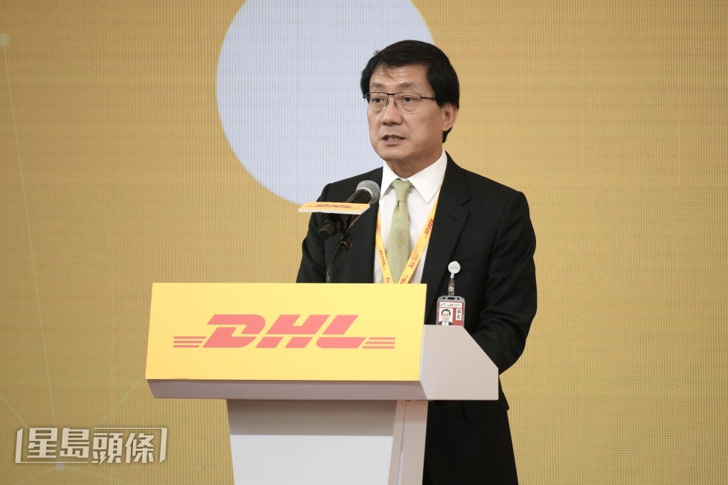 香港机场管理局行政总裁林天福。陈浩元摄