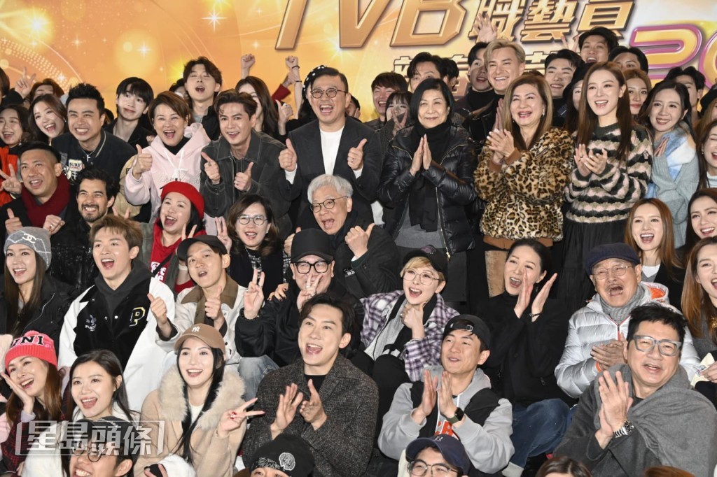 羅子溢開心到場，他指有很多同事之前合作過。