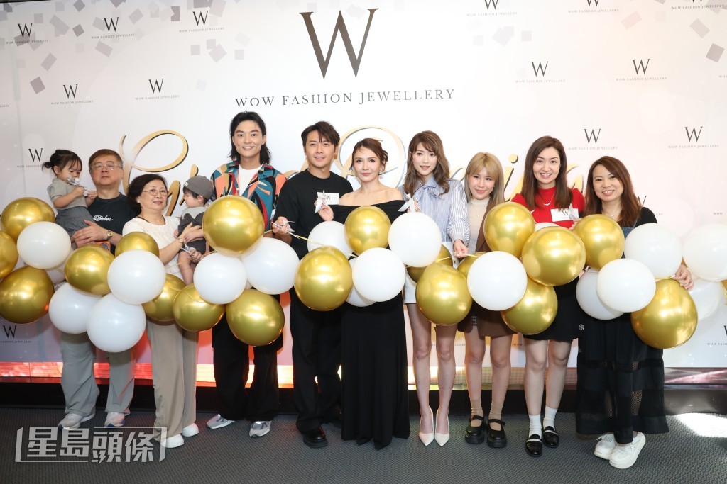 陳樂榣的自家首飾品牌今日（10日）在銅鑼灣舉行新店開幕儀式。