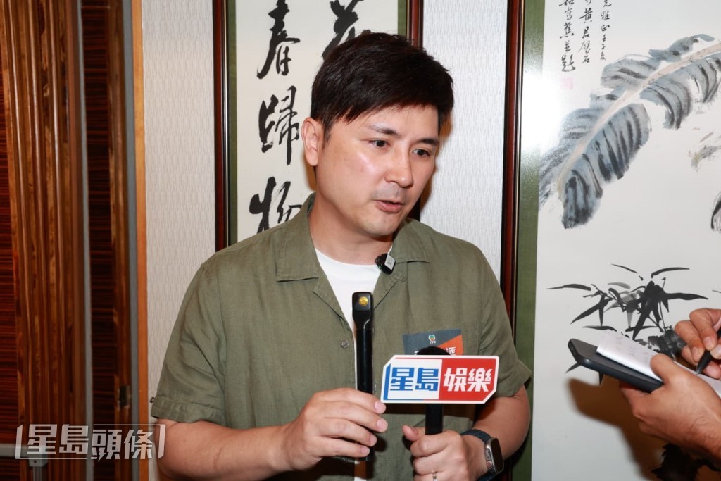 李泳豪稱無時間睇《愛.回家之三代同糖》。 李泳豪稱無時間睇《愛.回家之三代同糖》。