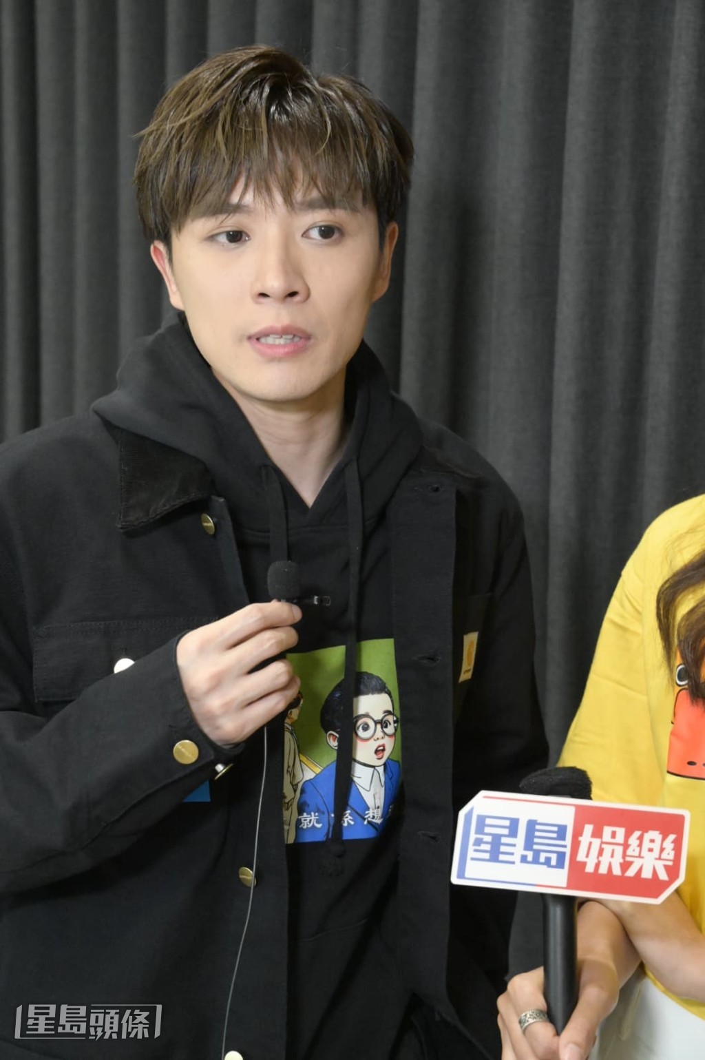 陳瑞輝早上出席MIRO見面會，結束後就趕來為劇集宣傳。