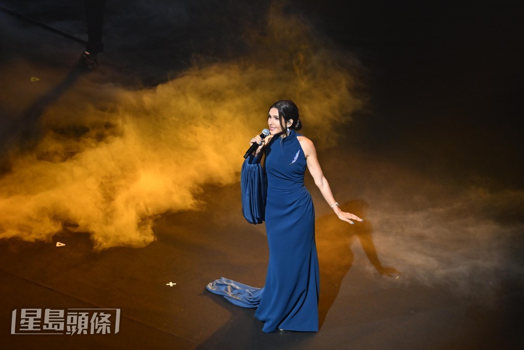 法國歌手Joyce Jonathan表演時，亦戴上Precious Plume胸針。