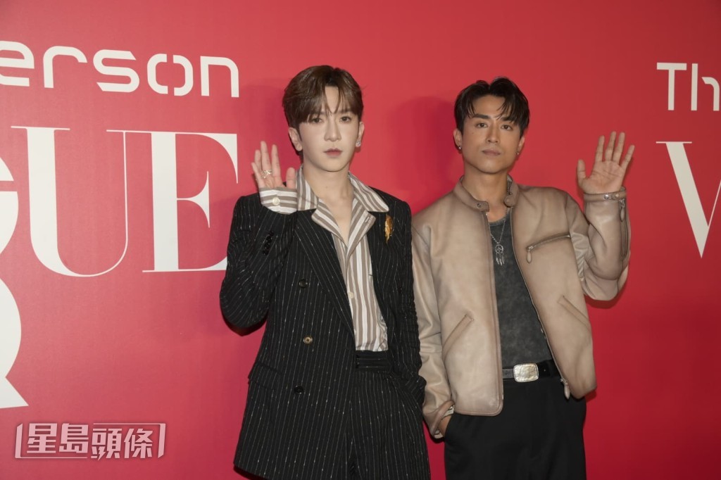 Anson Lo和AK昨晚一起出席時尚派對。 Anson Lo和AK昨晚一起出席時尚派對。