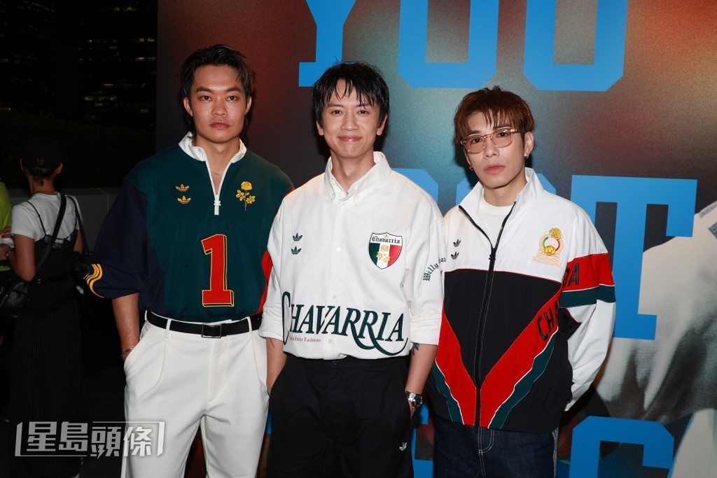 （左起）胡子彤、林家熙、洪嘉豪