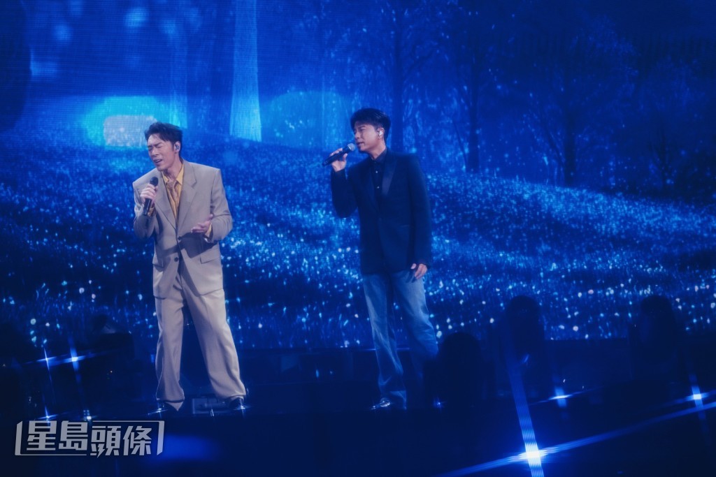 第二場安仔請來相隔一年出道、同當年同為「最受歡迎男歌星」熱門對手的好友李克勤擔任嘉賓。