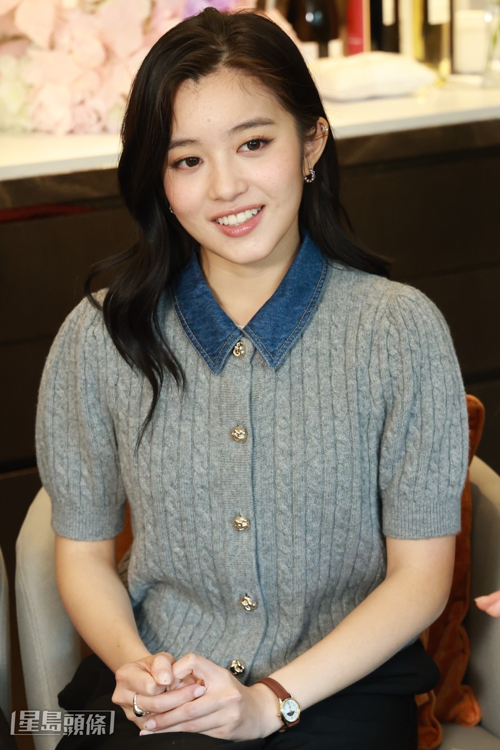   林熙彤自言平時說話無尾音，要做到戲中的嬌嗲，原來有秘訣。