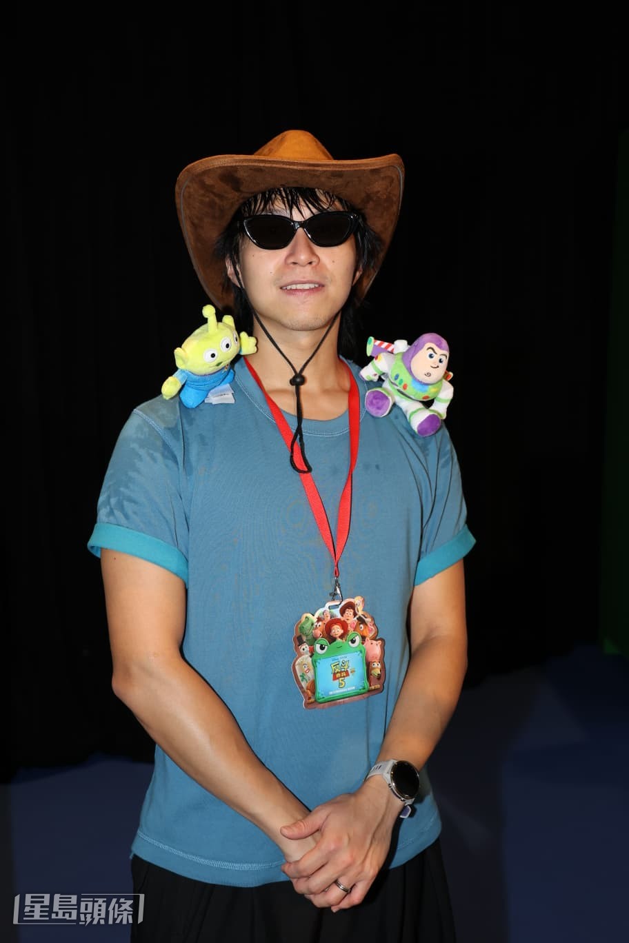  吳業坤（坤哥）今日（20日）獨自到主題樂園出席動漫電影《反斗奇兵5》首映禮。