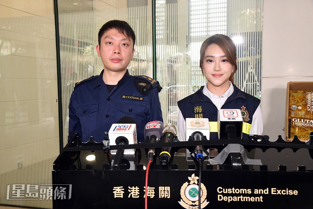 陳景峰及胡雪兒(右)。徐裕民攝 陳景峰及胡雪兒(右)。徐裕民攝