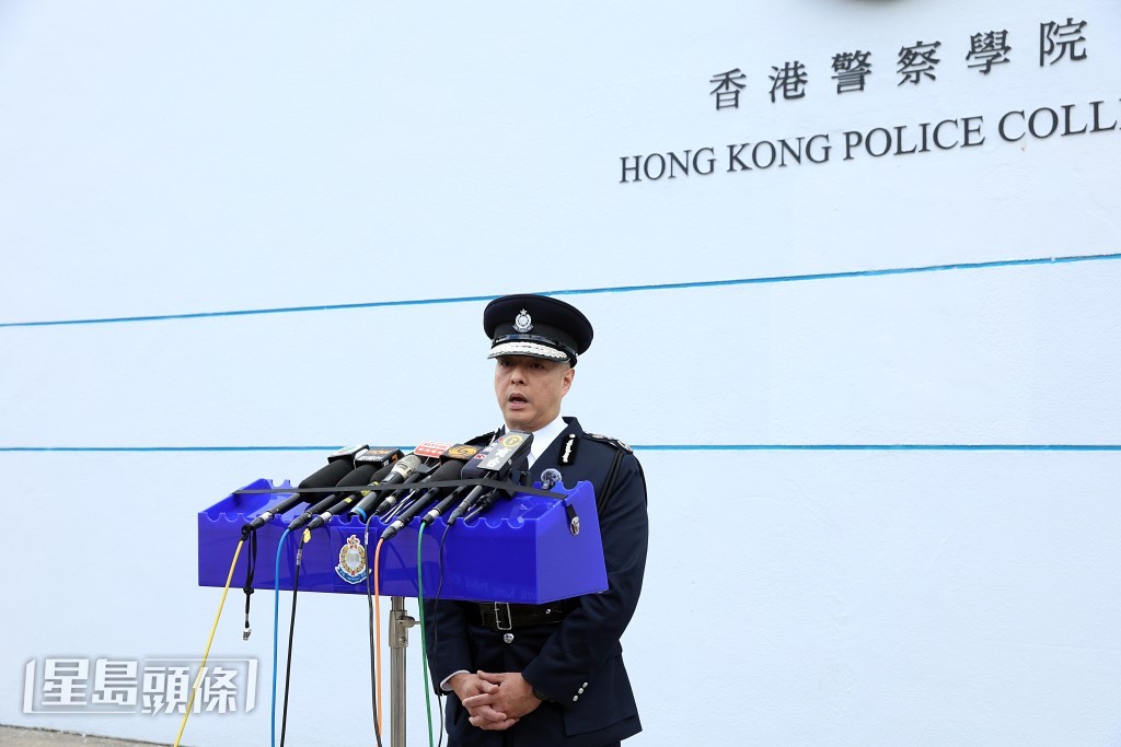 警務處處長周一鳴回應走犯事件。劉漢權攝