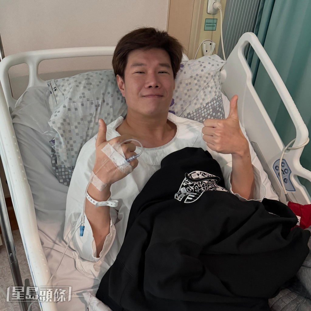 張與辰早前因腸胃炎及腎石劇痛入院。 張與辰早前因腸胃炎及腎石劇痛入院。