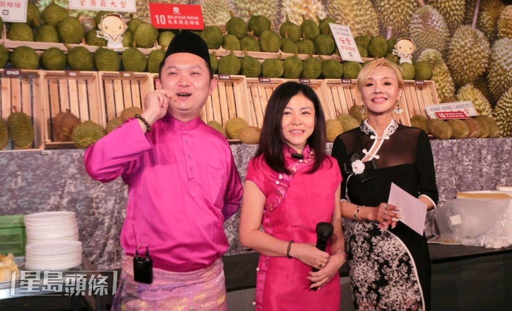 葉子楣、莊美娥一同支持「榴槤王子」何偉誠。