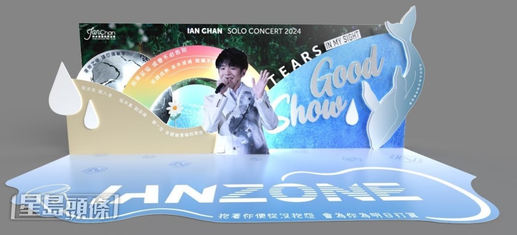 歌迷會亦準備了精美票夾及掛牌,於每晚7:00的Ianzone大合照時間免費派發。 歌迷會亦準備了精美票夾及掛牌,於每晚7:00的Ianzone大合照時間免費派發。