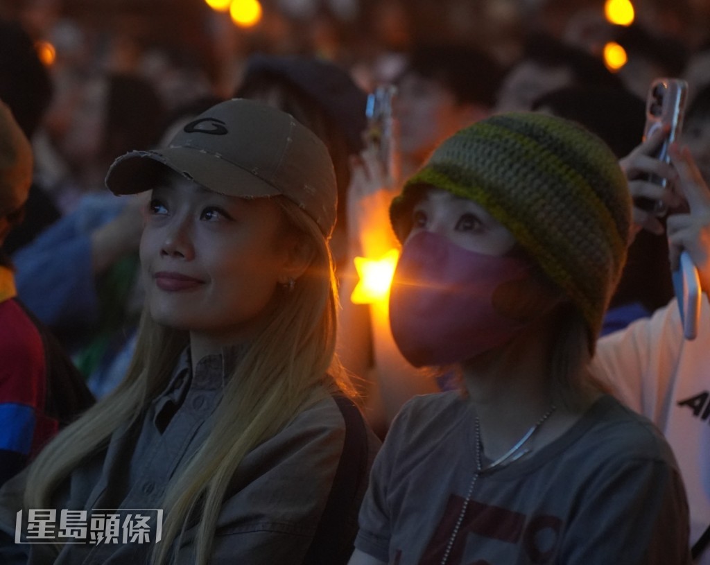 容祖兒和陳蕾專程來支持。
